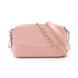 Chanel Gabriel Shoulder Bag Pink Calfskin Leather